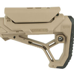 FAB DEF AR15 STOCK W/CHEEK REST TAN