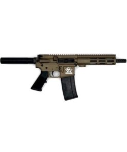 Great Lakes AR-15 Pistol .223 Wylde 30rd Magazine 7.5" Nitride Barrel Bronze Finish