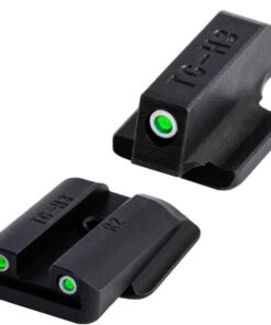 Truglo Tritium Pro Night Sights Fit Ruger LC9 LC9s LC380 - White Outline Front/Rear Green