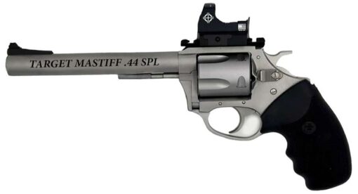 CHARTER ARMS TARGET MASTIFF HGR 44 SPC 6" BBL SS PIC RAIL SIGHTMARK MICRO OPTIC 5/RD