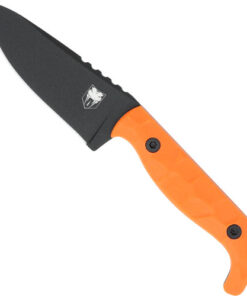 COBRATEC KINGPIN 4" FIXED BLD - ORANGE D2 STEEL W/KYDEX SHEATH