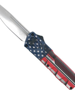 COBRATEC LIGHTWEIGHT OTF - AMERICAN FLAG CRKTE 3.25" DPNT