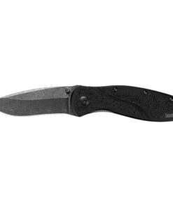 Kershaw Blur Folding Knife 3-2/5" Drop Point Blade Black