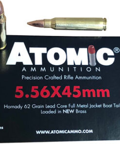 ATOMIC 5.56X45 62GR FMJ
