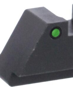 Green Tritium LimeGreenLumi Rnd Outline .315/Black .394 for Glock Tall Supp