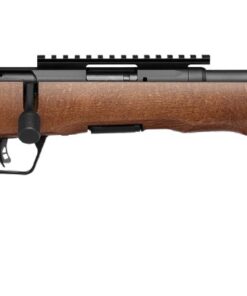 SAVAGE ARMS B17 17HMR BLK/WOOD 18" THD