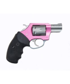 Charter Arms Pink Lady Handgun .22 LR 8rd Capacity 2" Barrel Pink with Full Size Black Grip