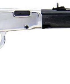 Rossi Rio Bravo Lever Action Rifle - Black / Nickel| .22 LR | 18" Barrel | 15rd | Nickel Coated Frame, Receiver & Lever