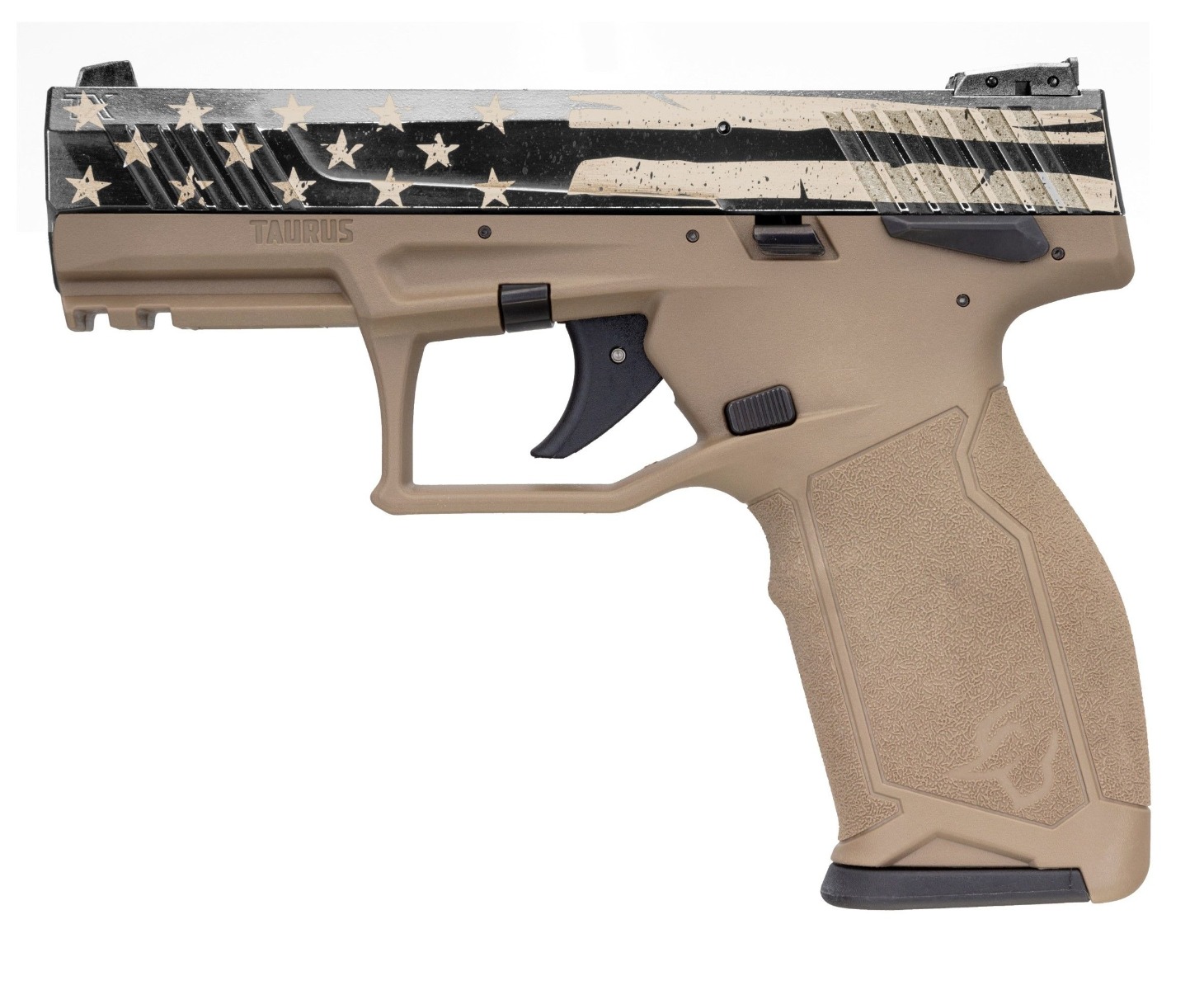 Taurus TX™ 22 Pistol - Distressed US Flag Slide | .22LR | 4" Barrel | 10rd