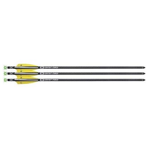 TenPoint EVO-X CenterPunch Lighted Alpha-Blaze Carbon Arrows 20" 3 Pack