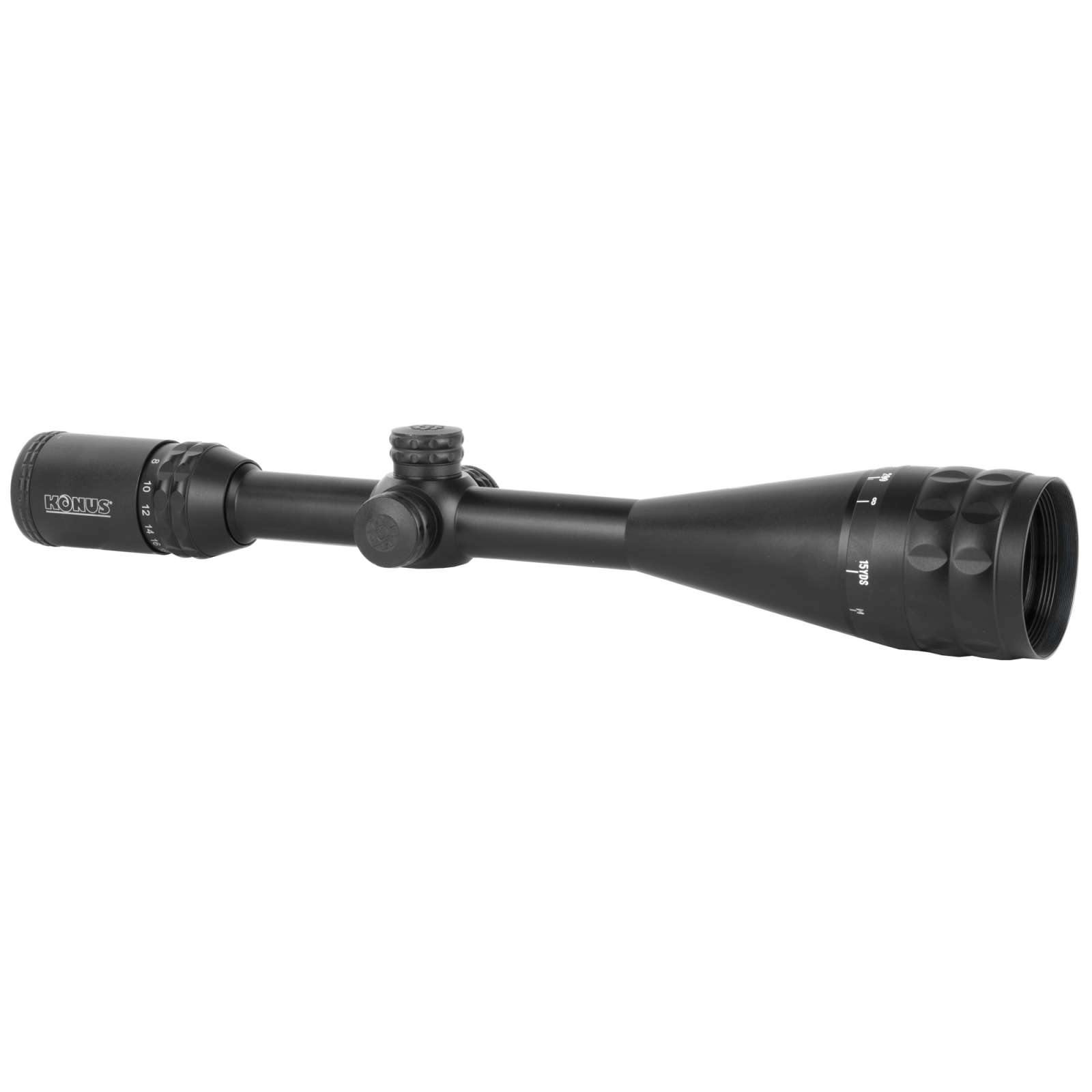 KONUS PRO PLUS SCOPE 6-24X50MM 1 IN ETCHED FINE DEPLUX W ILL DOT RETICLE MATTE ( 10 PER CASE )