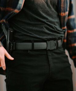 SHIELD ARMS APOGEE BELT BLACK BUCKLE/ BLACK BELT