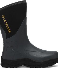 LaCrosse Alpha Agility Field Boot 12" Black/Gray Size 9