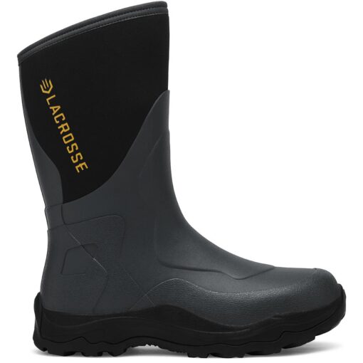 LaCrosse Alpha Agility Field Boot 12" Black/Gray Size 13