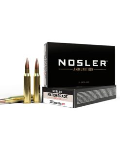 Nosler Match Grade Rifle Ammunition .338 Lapua Mag. 300gr CC 20/Box