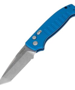 Hogue Ballista I Automatic Folder Knife 3 1/2" Tanto Blade Blue