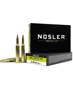 Nosler Ballistic Tip Rifle Ammunition .25-06 Rem 115gr BT 3000 20/ct