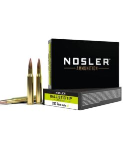 Nosler Ballistic Tip Rifle Ammunition .280 Rem 140gr BT 3000 fps 20/ct