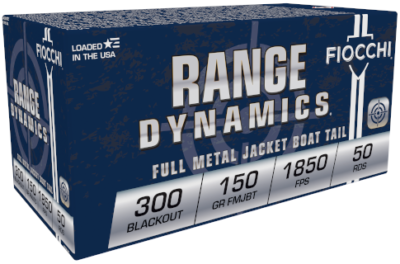 FIOCCHI AMO 300 BLACKOUT 150GR FMJBT 50-RD (10 BOX CASE)