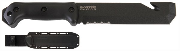 KA-BAR BECKER TAC TOOL - 7" SERRATED W/PLASTIC SHEATH 1 KA-BAR BECKER TAC TOOL - 7" SERRATED W/PLASTIC SHEATH