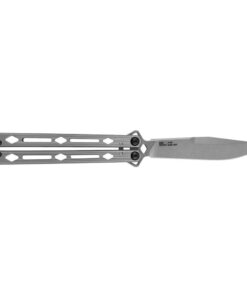 Kershaw Lucha Folding Knife 4-3/5" Drop Point Blade Silver