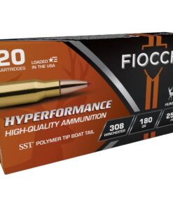 Fiocchi Hyperformance Hunt Rifle Ammunition .308 Win 180 gr SST 2570 fps 20/ct