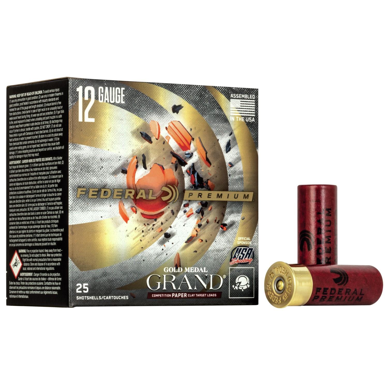Premium Gold Medal 12GA 2-3/4 2-3/4DE 1-1/8OZ 7.5 25rd