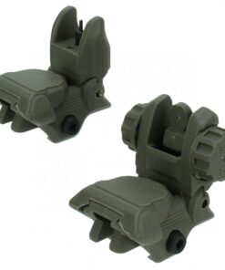 Tacfire AR-15 45 Same Plane/Low Profile Pop Up Sights OD Green
