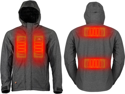 MOBILE WARMING MEN'S ADVENTURE - JACKET HEATHER GRAY X-LARGE