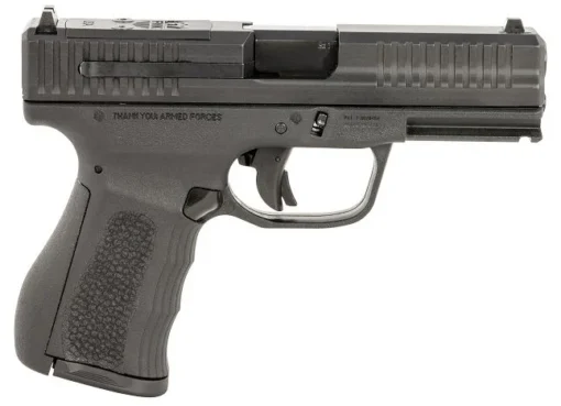FMK G3 MACH 9 HGA 9MM 4 IN BBL 804 TRIGGER OPTIC READY GLOCK COMP SIGHTS 1/14RD MAG TITANIUM GREY