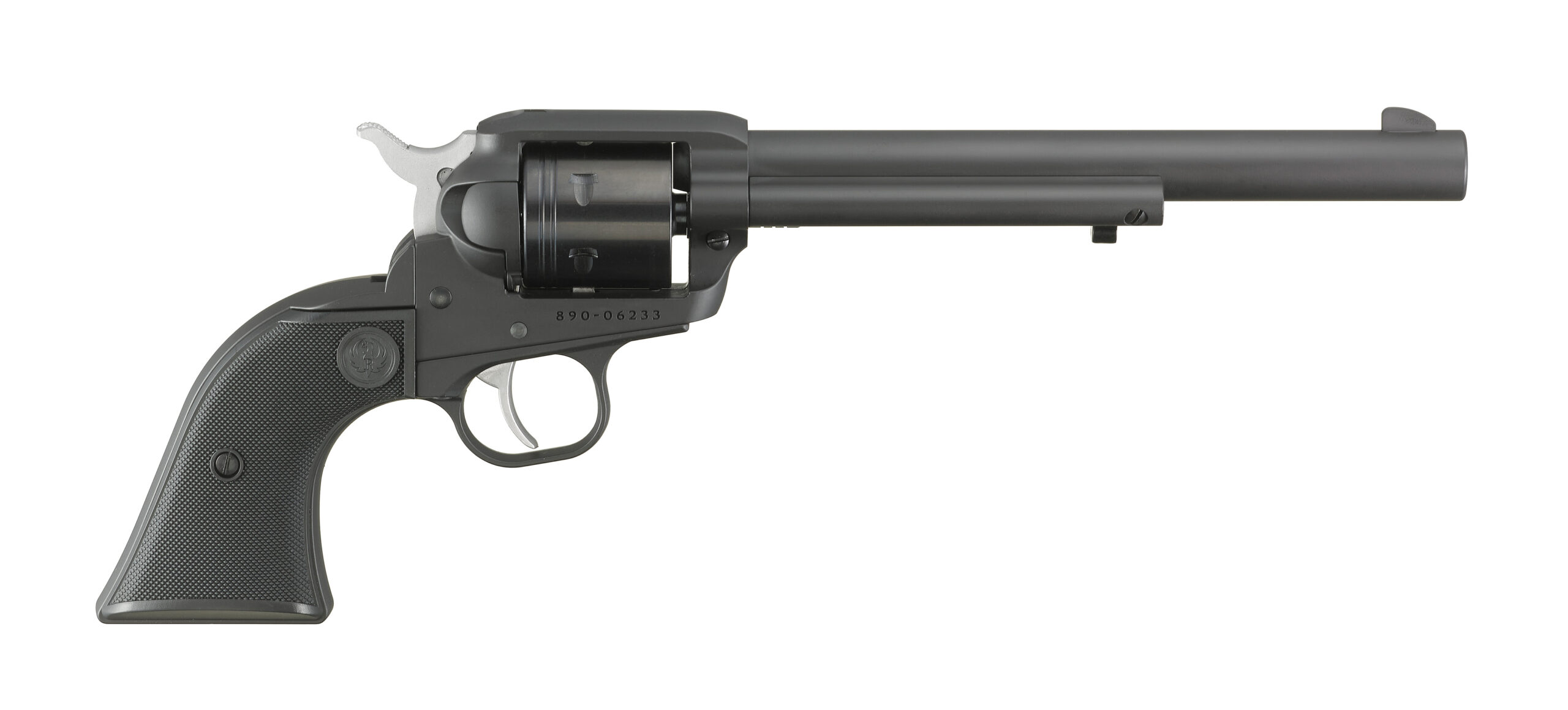 RUGER WRANGLER 22LR BLK/SYN 7.5" 6SH