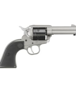 Ruger Wrangler Revolver .22 LR 6rd Capacity 3.75" Barrel Silver Cerakote Aluminum Alloy