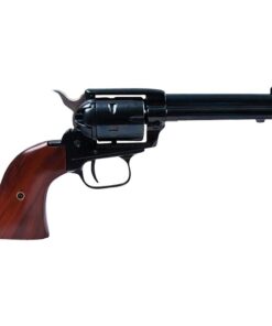 Heritage Rough Rider Handgun .22 LR 6rd Capacity 6.5" Barrel Black with Wood Grip and 1776 Leather Holster