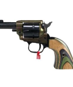 Heritage Barkeep Handgun .22 LR 6rd Capacity 2" Barrel Black with Laminated Green Camo Grip