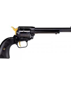 Heritage Rough Rider Revolver .22 LR 6/rd 4.75" Barrel Black with Custom Gold Accents