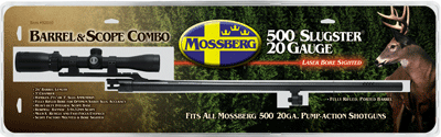 MOSSBERG BARREL 500 20GA 3" - 24" TROPHY M.BLUED W/3-9X32