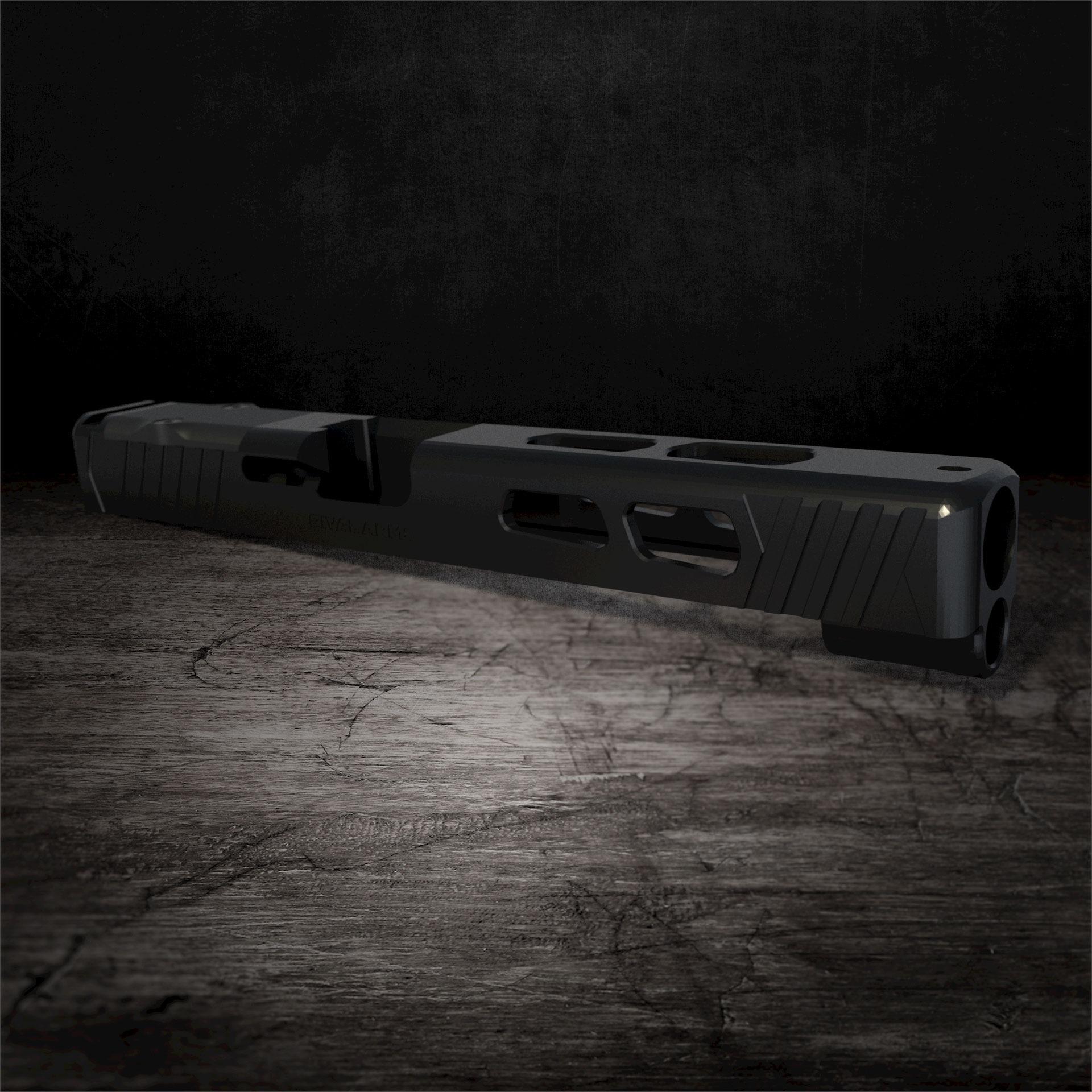 Rival Arms Slide for Glock Model 34 GEN3 A1 RMR Ready Black