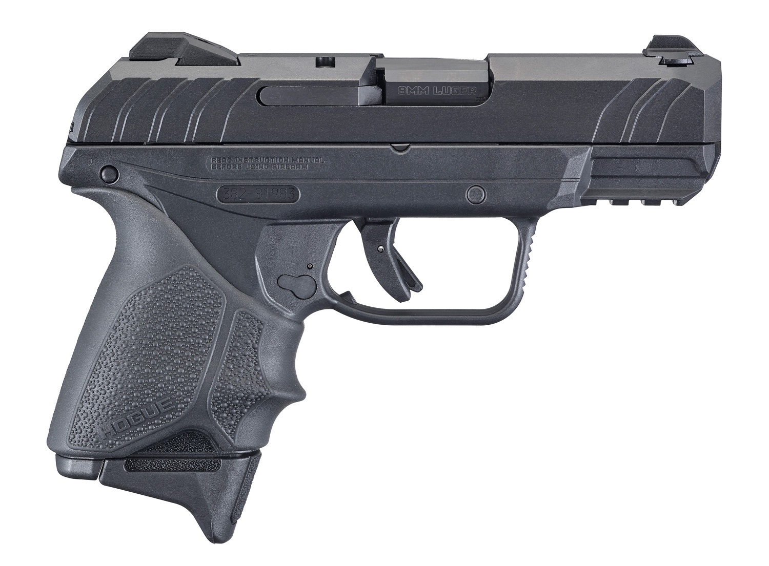 RUGER SEC-9 CMPCT 9MM BLK/HOGUE 10+1