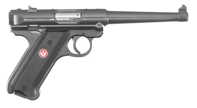 RUGER MKIV STD 22LR 6" BL/SY 10+1 1 RUGER MKIV STD 22LR 6" BL/SY 10+1