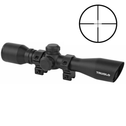 RIMFIRE 4X32 DUPLEX W/3/8 RINGS MATTE