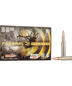 Federal Barnes TSX Rifle Ammunition 30-06 Sprg 180gr HP 2700 fps 20/ct