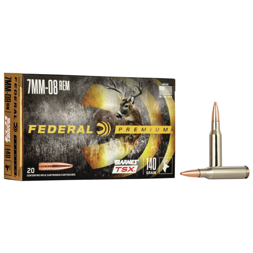 V-SHOK 7MM-08 REM 140 GR TSX 20RD/BX