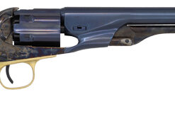 CIMARRON 1860 ARMY FLUTED 8" - 44 CAL CHARCOAL BLUED WALNUT
