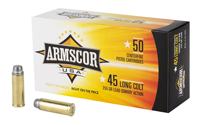 ARMSCOR 45LC 255GR LEAD 50/400 1 ARMSCOR 45LC 255GR LEAD 50/400