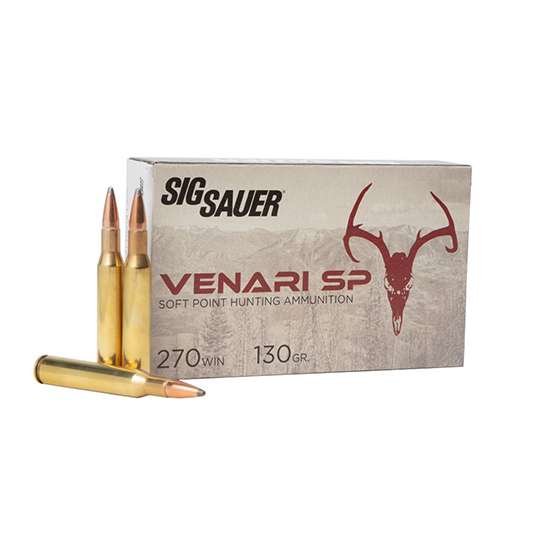 SIG SAUER VENARI 270 WIN 130 SOFT POINT 20RD BOX (10 BOX CASE)
