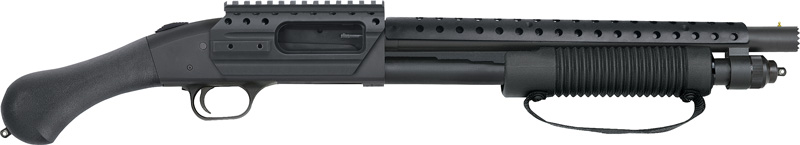 MOSSBERG 590 SHOCKWAVE SPX - 12GA 3" 6RD W/ BREACHER BLUED