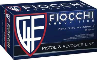 FIOCCHI 38 SPECIAL 125GR JHP