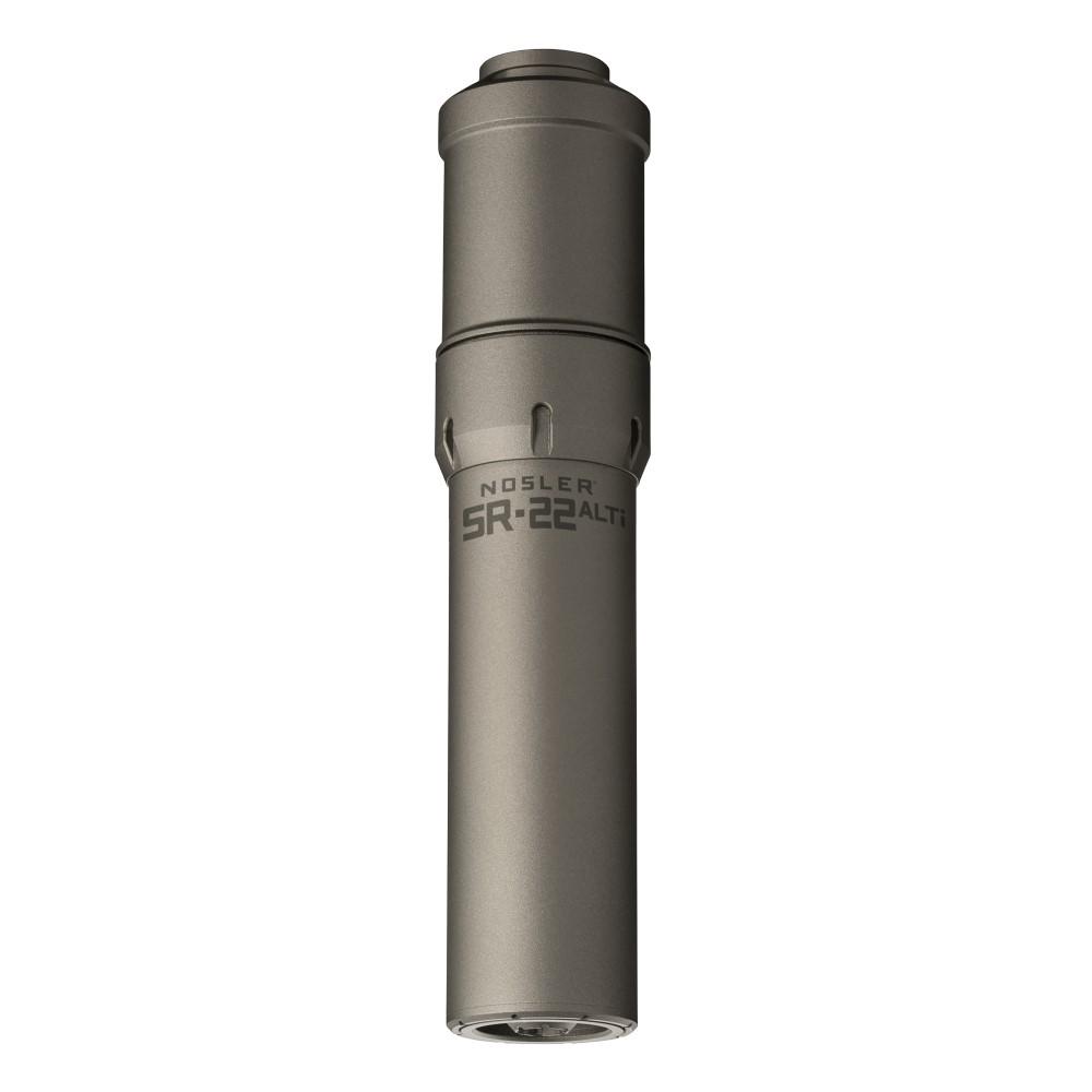 Nosler Suppressor SR-22 ALTi 1/2x28 .22 Cal 7.53" Grey