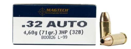 MAGTECH AMO 32 AUTO 71GR JHP 50-RD ( 20 BOXES PER CASE )