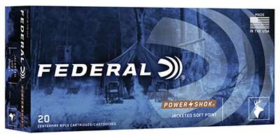 FEDERAL POWER SHOK AMO 350 LEGEND 180GR SP 20RD (10 BOXES PER CASE)